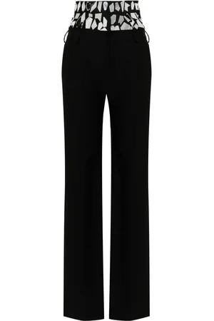 LOULOU Double-waist tailored trousers