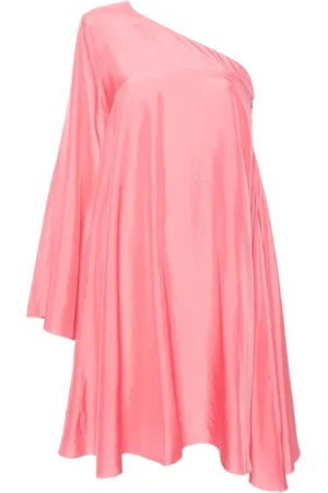 FORTE FORTE One-shoulder flared midi dress