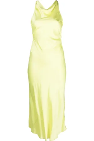 FORTE FORTE Star-jacquard satin midi dress