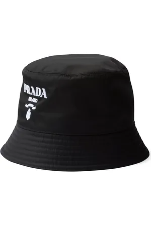 Prada Logo-embroidered bucket hat
