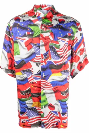 Vetements Flag-print shirt