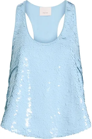 Cinq A Sept Esti sequinned tank top