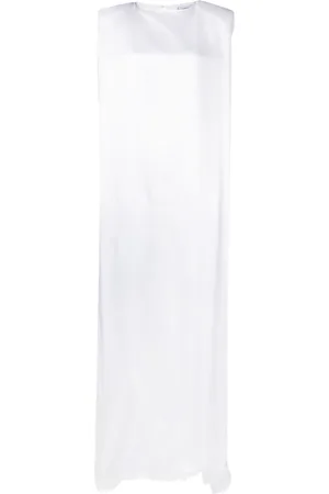 Vetements Logo-print floor-length dress