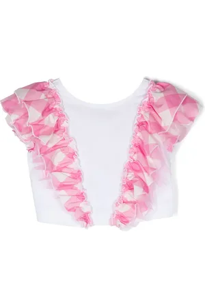 MONNALISA Ruffle-detail T-shirt