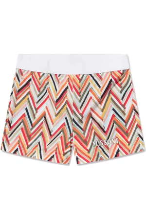 Missoni Zig-zag print swim shorts