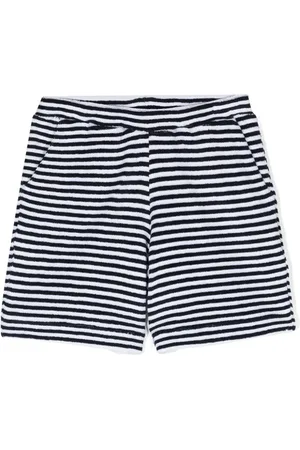 FAY Striped towel-effect shorts