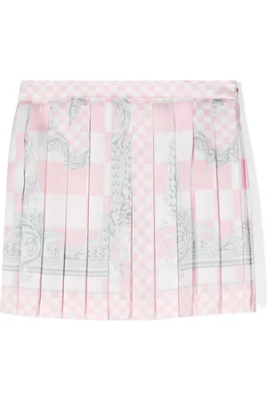 VERSACE Medusa Contrasto pleated skirt