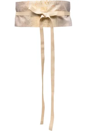 Ibrigu Country-print chambray belt