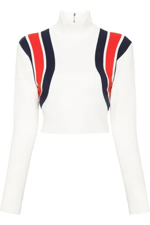 Gucci Sylvie-Web knitted cropped top