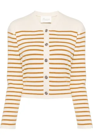 BONPOINT Striped V-neck cardigan