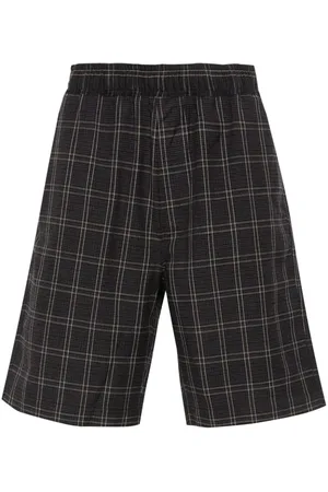 OUR LEGACY Drape check shorts
