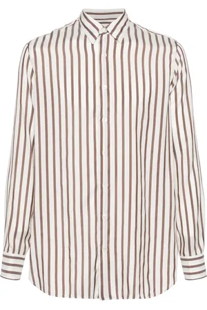 LARDINI Striped silk shirt
