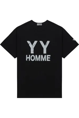 YOHJI YAMAMOTO Logo-print cotton T-shirt