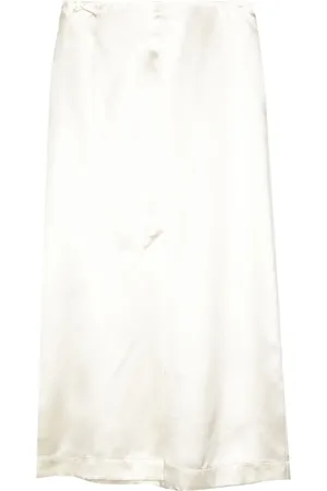 Loulou Studio Satin midi skirt