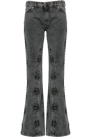 Y / PROJECT Faded bootcut jeans