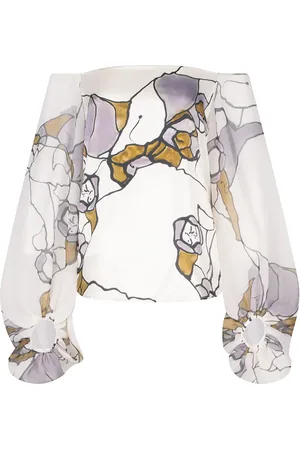 Silvia Tcherassi Aimar graphic-print silk blouse