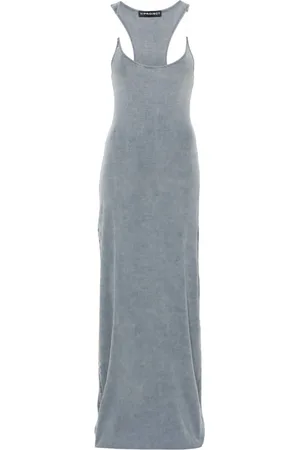 Y / PROJECT Invisible Strap ribbed maxi dress