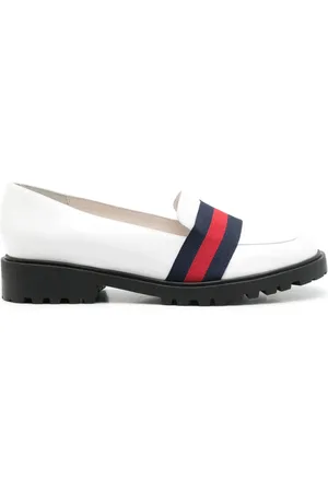 Sarah Chofakian Jockey strap-detail leather loafers