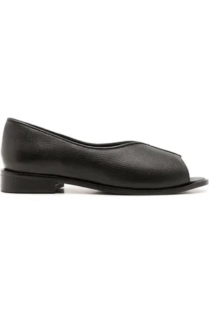 Studio Chofakian Open-toe leather flats