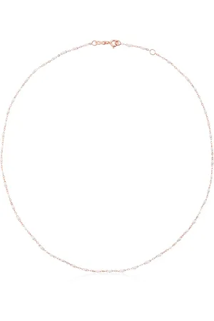 GIGI CLOZEAU 18kt rose gold beaded necklace