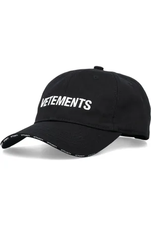 Vetements Logo-embroidered cotton cap