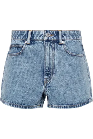 Alexander Wang Shorty embellished denim shorts
