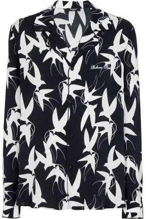 Balmain Swallow-print shirt