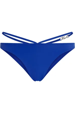 Karl Lagerfeld Signature strap-detail bikini bottoms