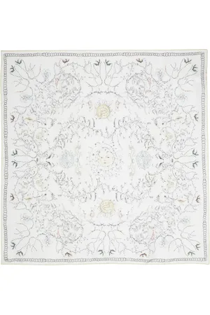 Fabiana Filippi Botanical-print square scarf