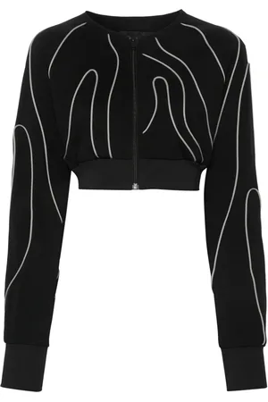 Y-3 Piping-detail cropped jacket