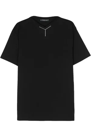 Y / PROJECT Logo-appliqué cotto T-shirt