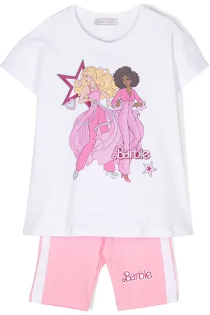 MONNALISA X Barbie cotton short set
