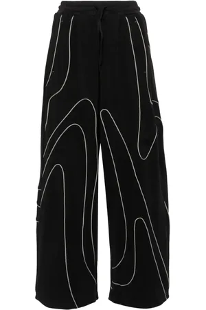 Y-3 Piping-detail jersey trousers