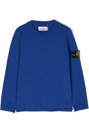 Stone Island Compass-motif cotton jumper