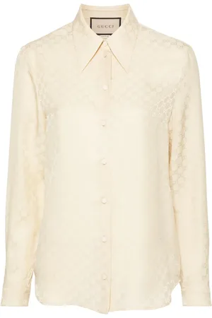 Gucci GG Supreme-jacquard silk shirt