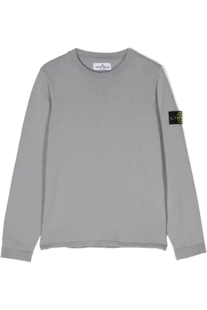 Stone Island Compass-motif cotton jumper
