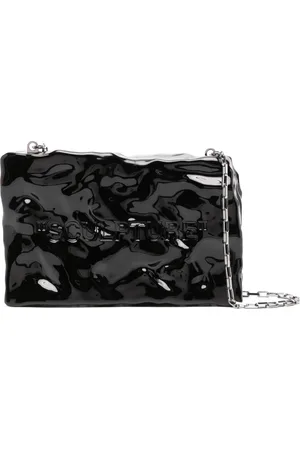 OFF-WHITE Quote textured clutch bag