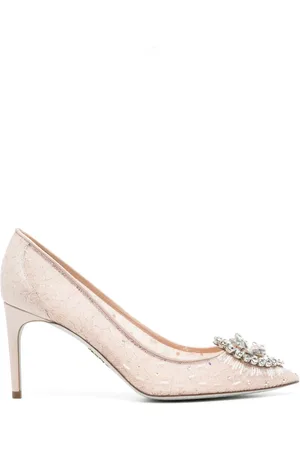 RENE CAOVILLA Cinderella 65mm lace pumps