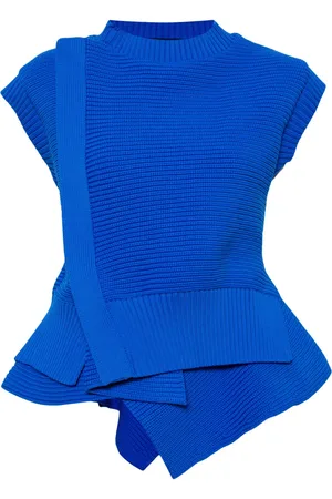 SACAI Layered sleeveless knit top