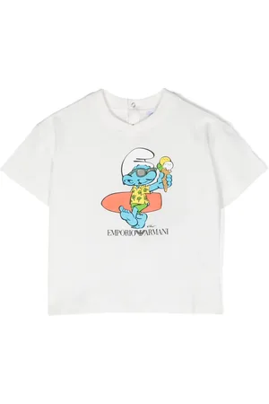 Emporio Armani X Smurfs cotton T-shirt