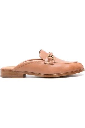 SARTORE Horsebit-detail leather mules
