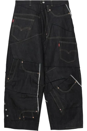 JUNYA WATANABE Patchwork wide-leg jeans