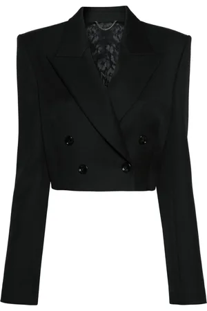 MAGDA BUTRYM Cropped wool double-breasted blazer