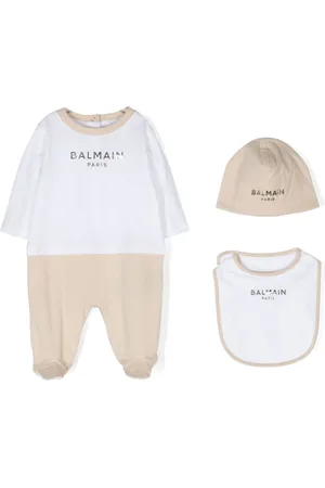 Balmain Logo-appliqu?? cotton pajamas