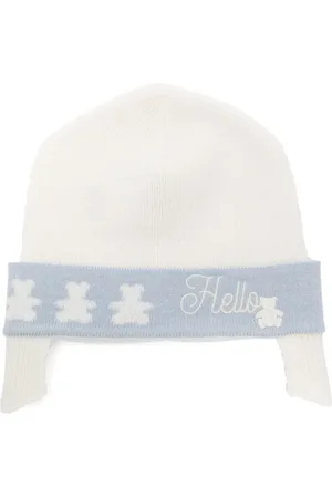 Brunello Cucinelli Teddy bear-jacquard cashmere beanie