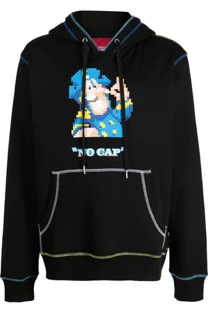 MOSTLY HEARD RARELY SEEN No Cap graphic-print cotton hoodie