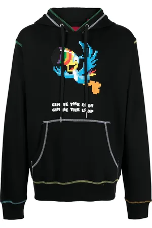 MOSTLY HEARD RARELY SEEN Give Me The Loop graphic-print cotton hoodie