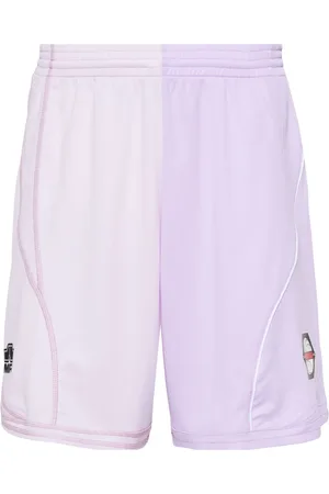 MARTINE ROSE Half and Half football shorts