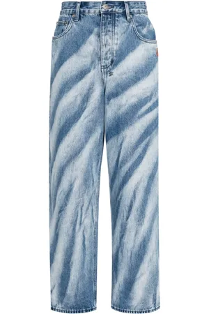 KSUBI Striped straight-leg jeans
