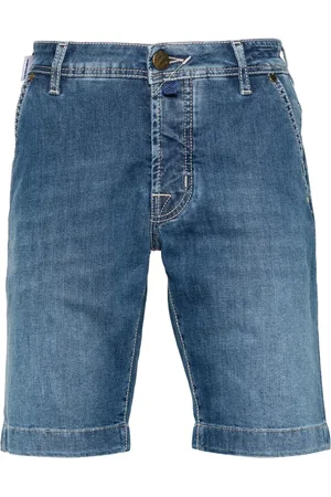Jacob Cohen Logo-patch denim shorts